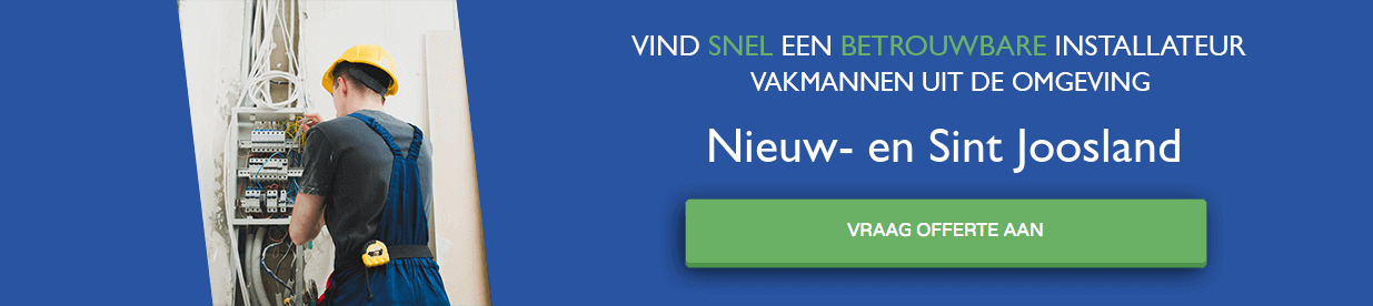 warmtepomp installateurs Nieuw- en Sint Joosland